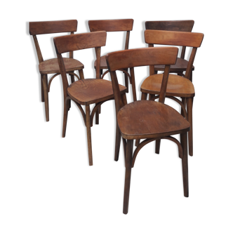 Set of 6 chairs bistro