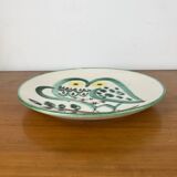 Vintage 1950s ceramic plate owl