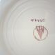 Set of 5 flat porcelain plates L'Amandinoise