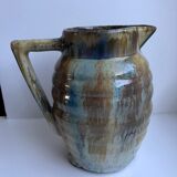 Ceramic pitcher / glazed stoneware 70s