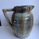 Ceramic pitcher / glazed stoneware 70s