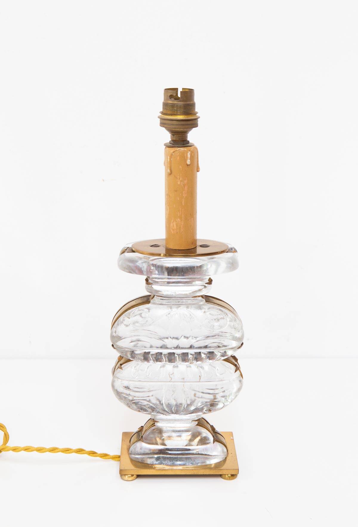 Baguès Maison table lamp in brass and crystal, circa 1960 (32.5 cm)