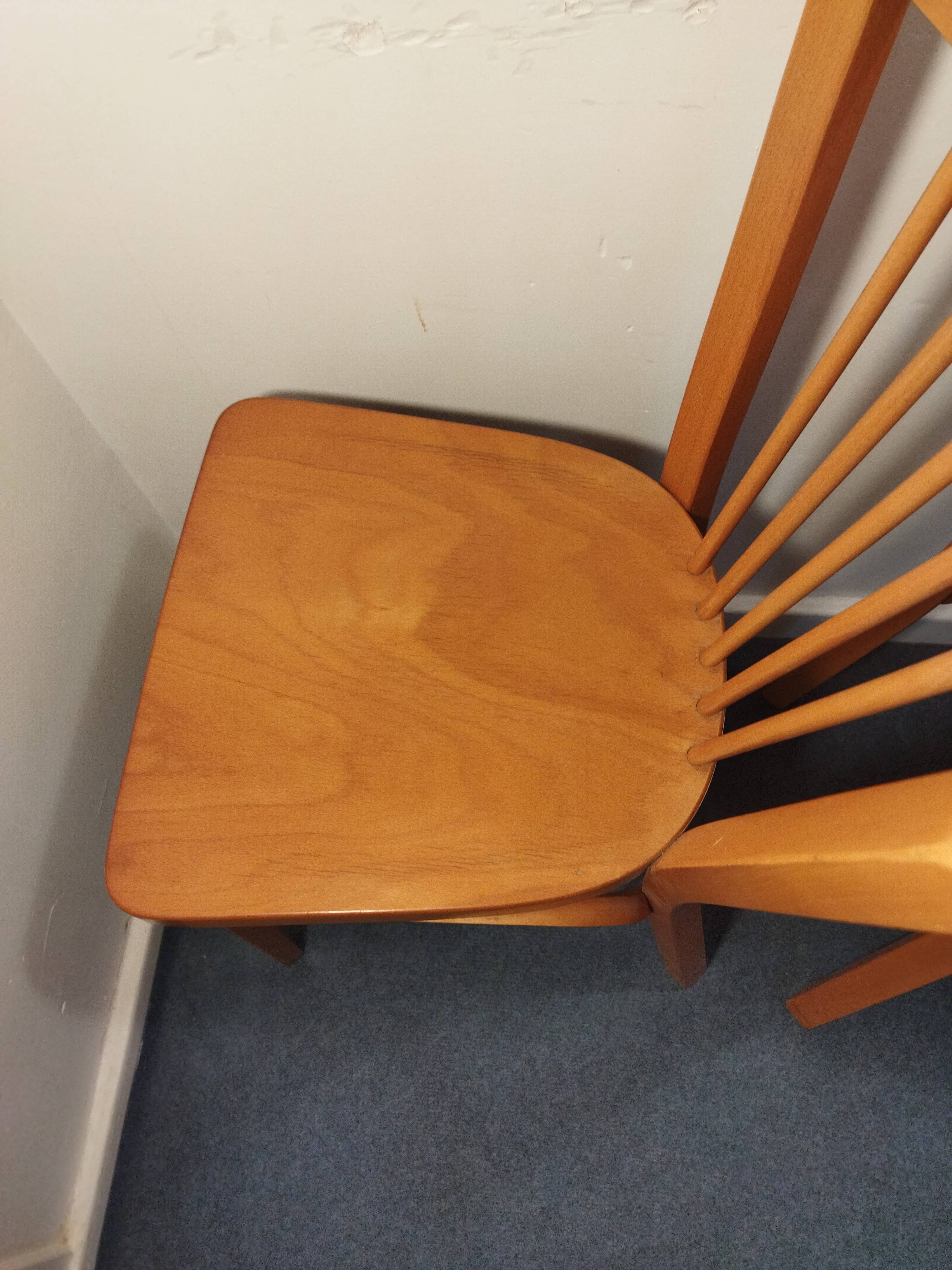 Pair of Baumann bistro chairs