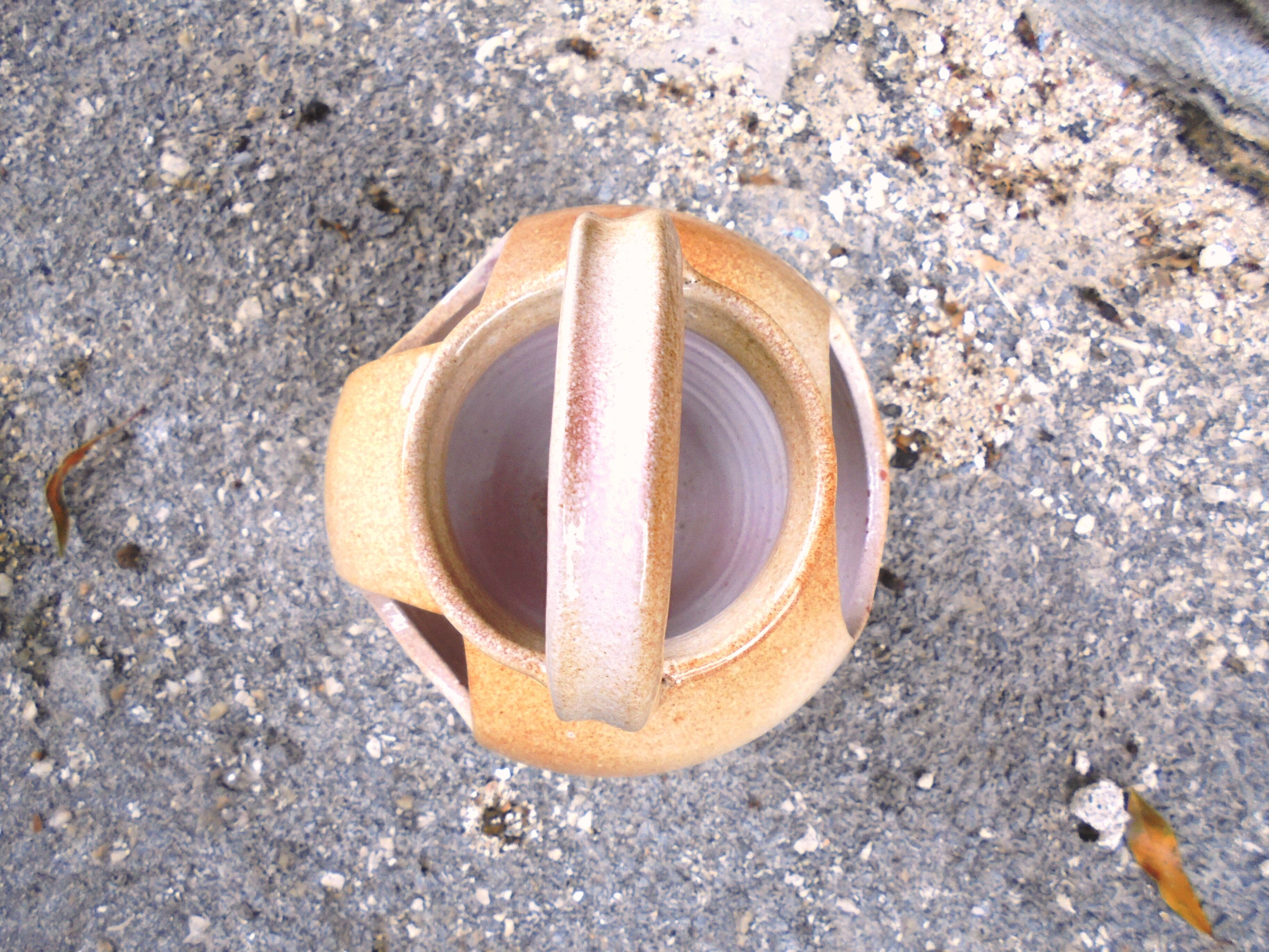 Vase enamelled sandstone