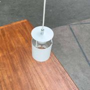 Fyrtønden pendant lamp, minimalist Danish modern mid-century by Asger Bay Christiansen for Lys, 1960s.