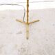 "Bamboo" brass floor lamp, France 1950