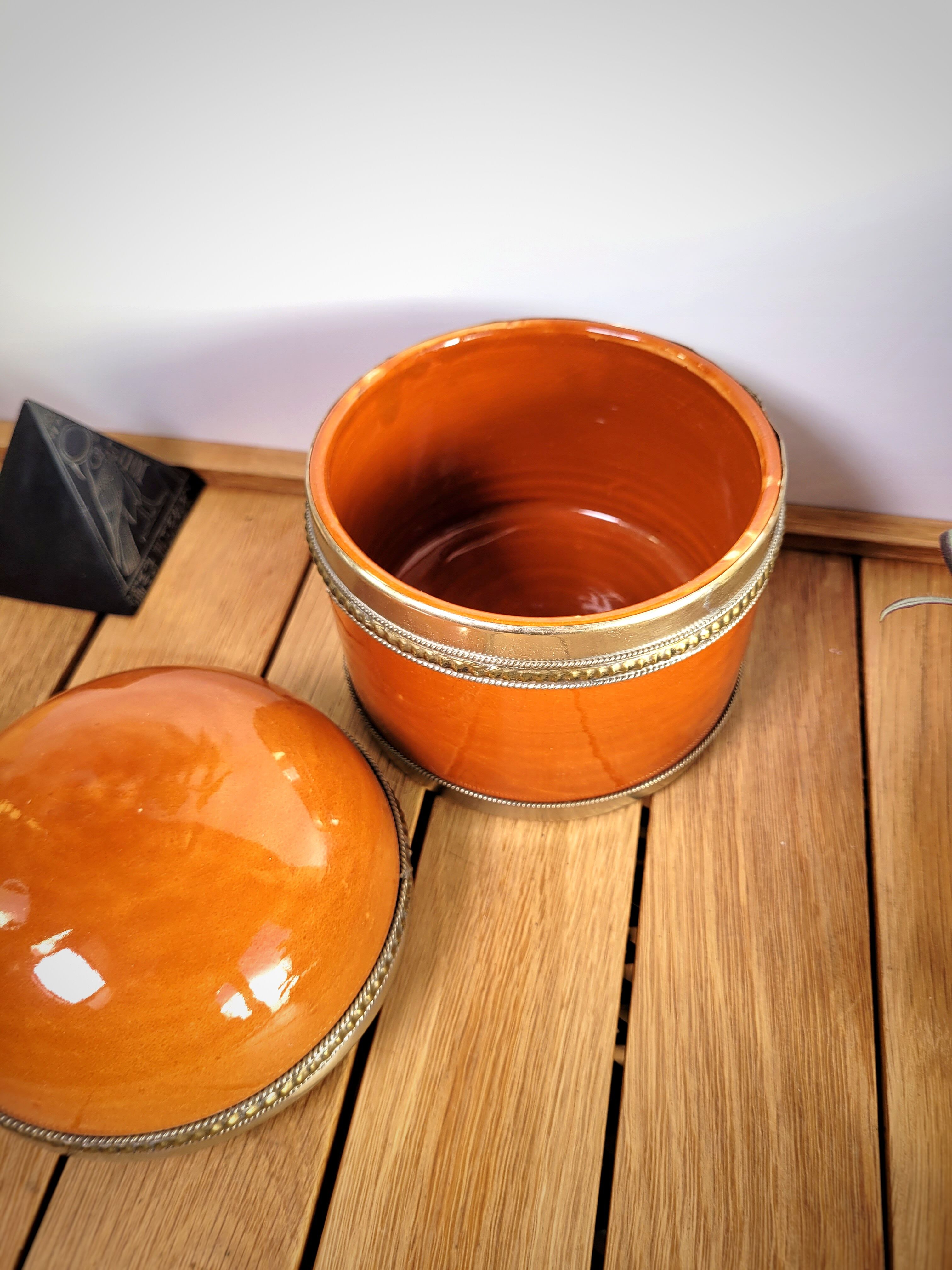 Moroccan ceramic box