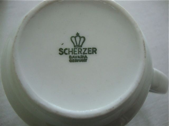 Tea and coffee service for 10 people Scherzer Bavaria 70s