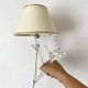 Lamp with crystal base, branch and birds motif, 1960s