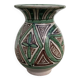Small green ceramic vase 1960 signed Punter