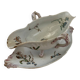 Gravy boat with its Luneville frame