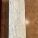 Mid-century style Carrara marble table