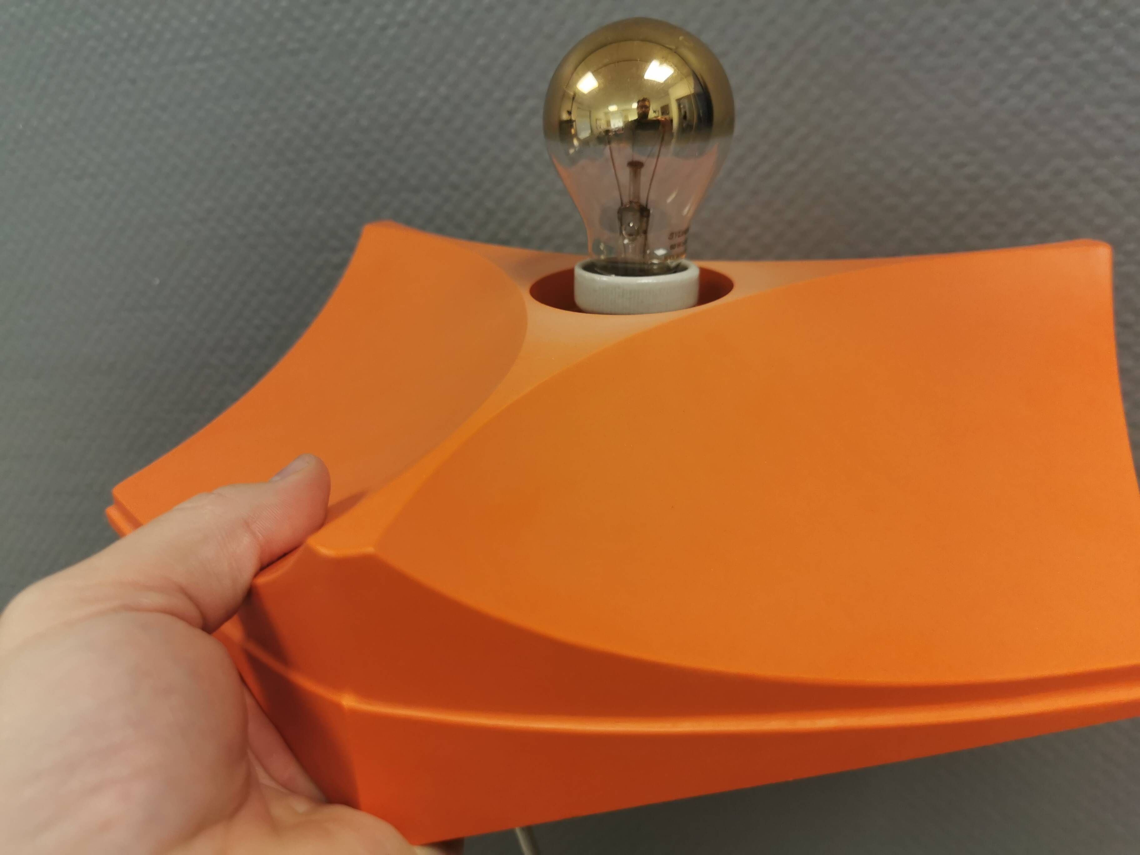 A set of rare wall lamps from Hoffmeister, Germany, 1970s. Model 35060.