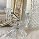 Glass candle holder