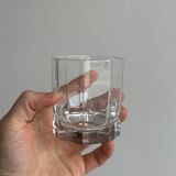 Set of 6 thick octagonal water glasses