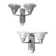 EZAN France pair of Art Deco period wall lights