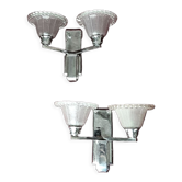 EZAN France pair of Art Deco period wall lights