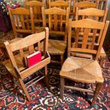 Set of 12 vintage chairs