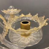 Italian Murano Glass Gold Chandelier by La Murrina