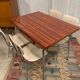 Table formica avec 4 chaises en skaï
