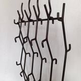 Brutalist fireplace mantel