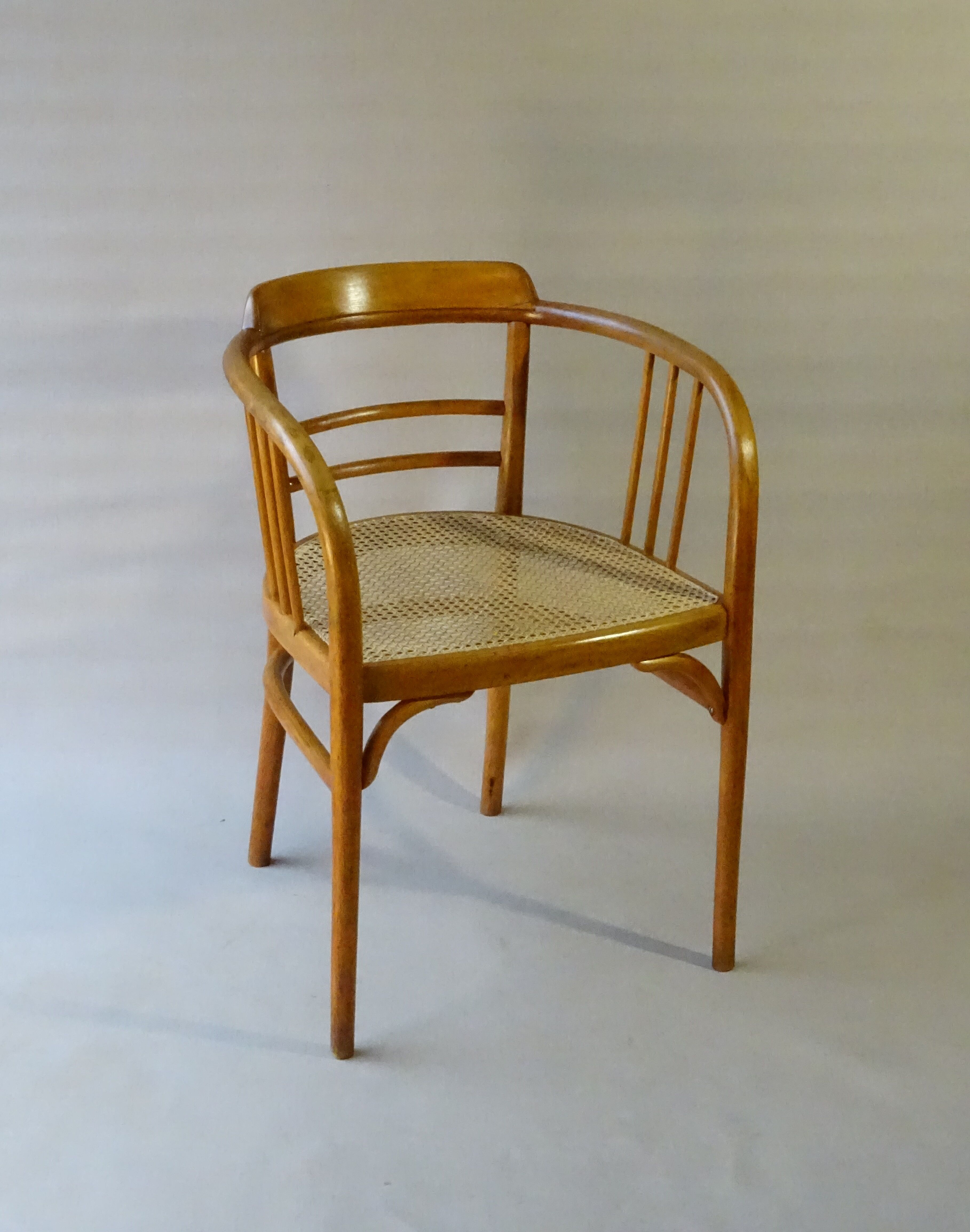 Armchair Thonet N°B93 canned to nine, design Siegel 1920