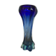 Vase en cristal bleu