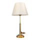 Bronze Gilt Bouillotte Lamp with Pleated Shade