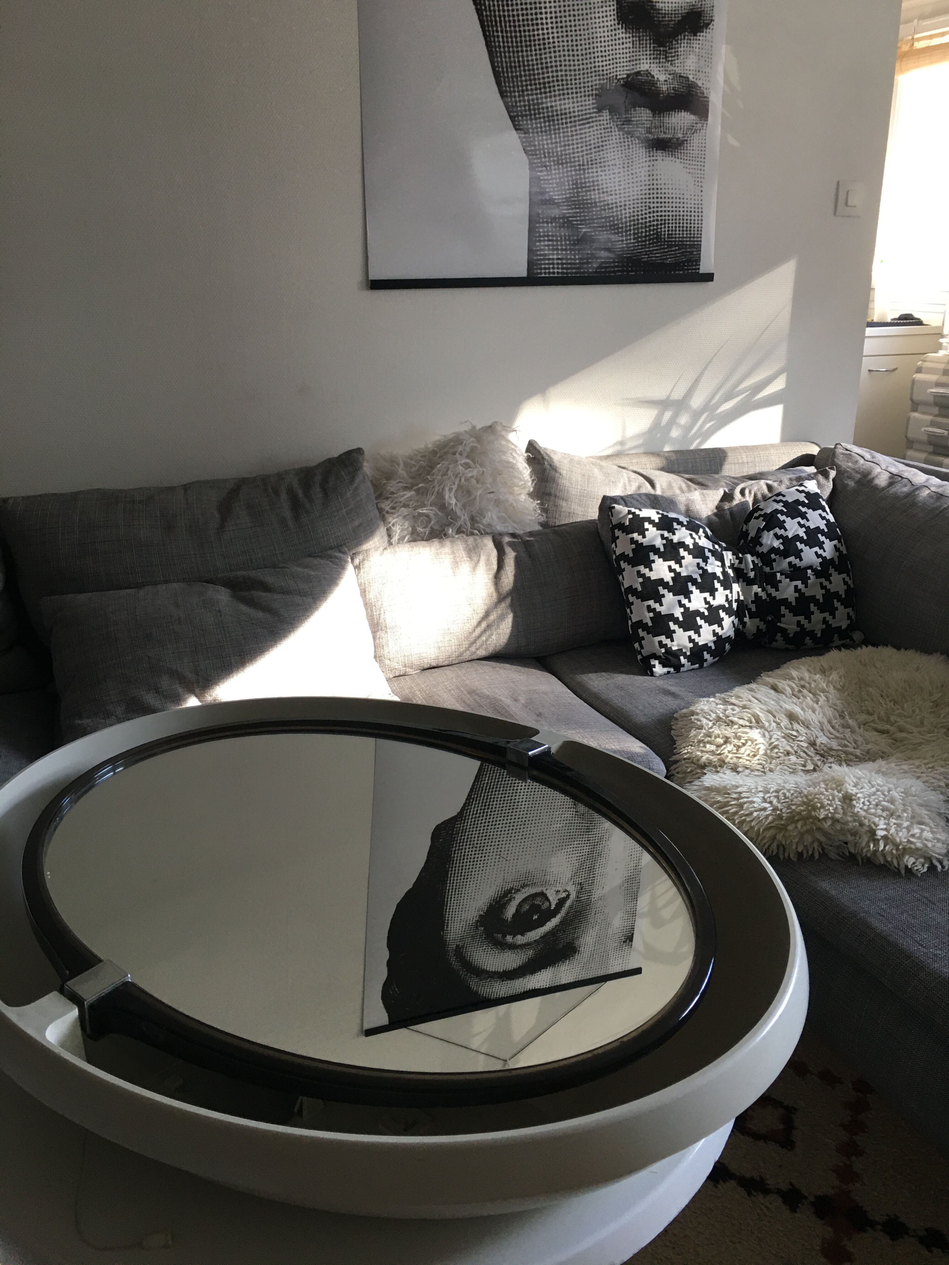 Light mirror Allibert 1970