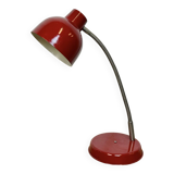 Red Industrial Gooseneck Table Lamp, 1960s