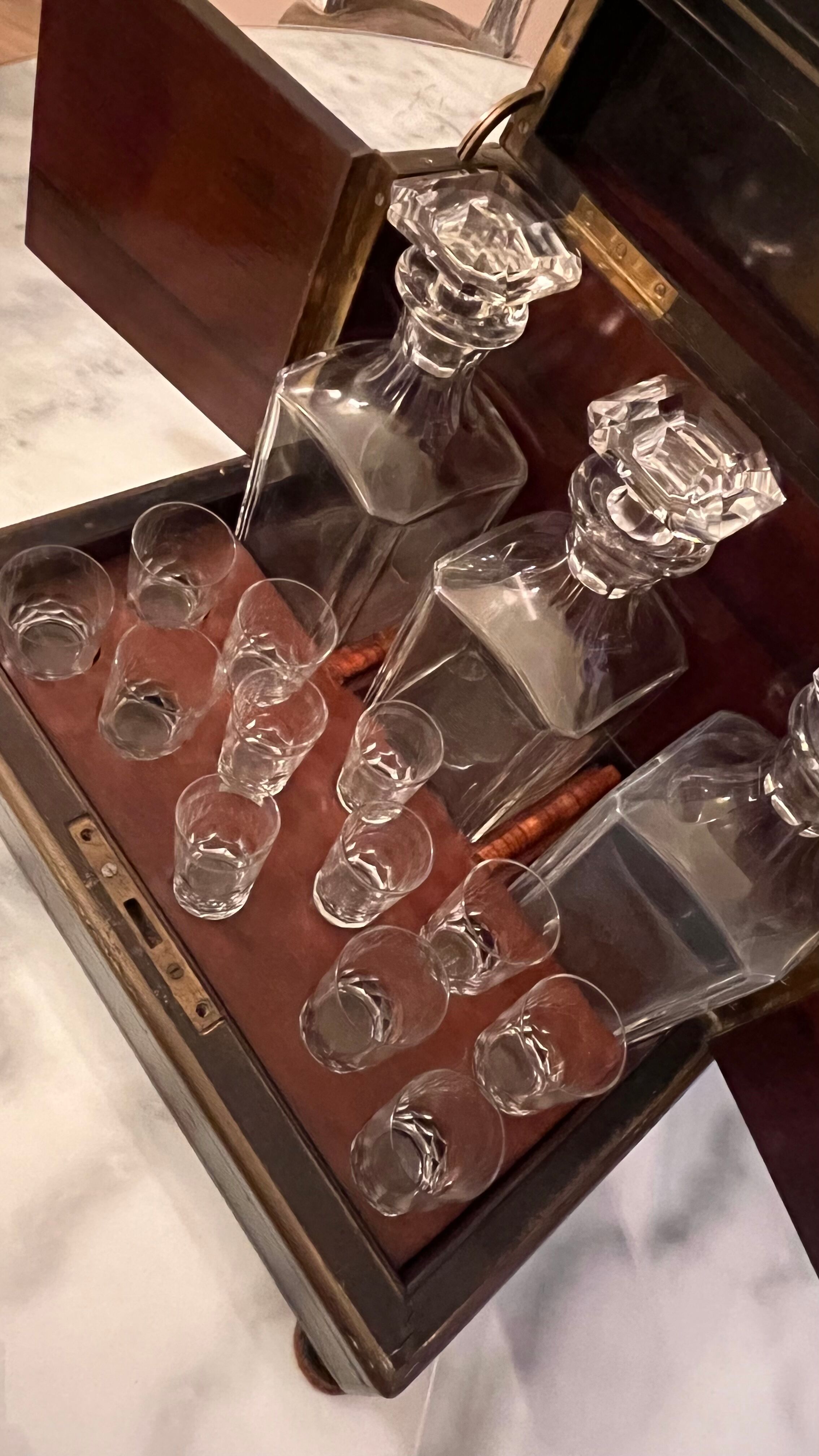 Liquor cellar Napoleon III Baccarat
