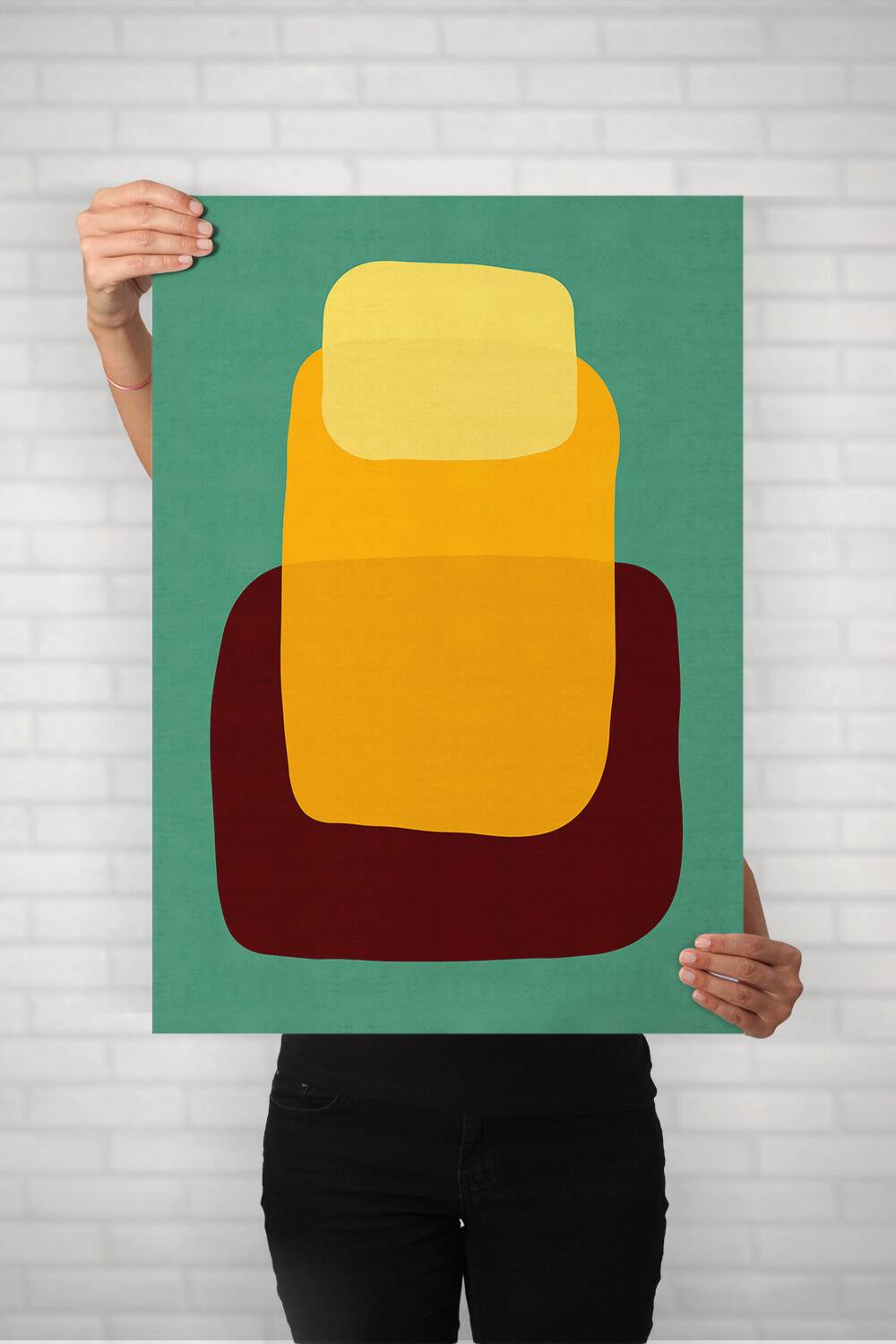 Abstract art print. (50x70cm).