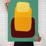 Abstract art print. (50x70cm).