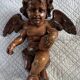 18th Century Carved Wooden Angel/Chestnut/Putto