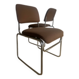 Pair of tubular chairs