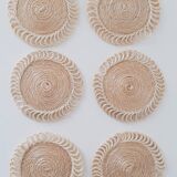 6 Sisal glass underglasses