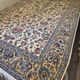 Grand Kashan Ivory Floral Rug 143x222 – Garden of Paradise