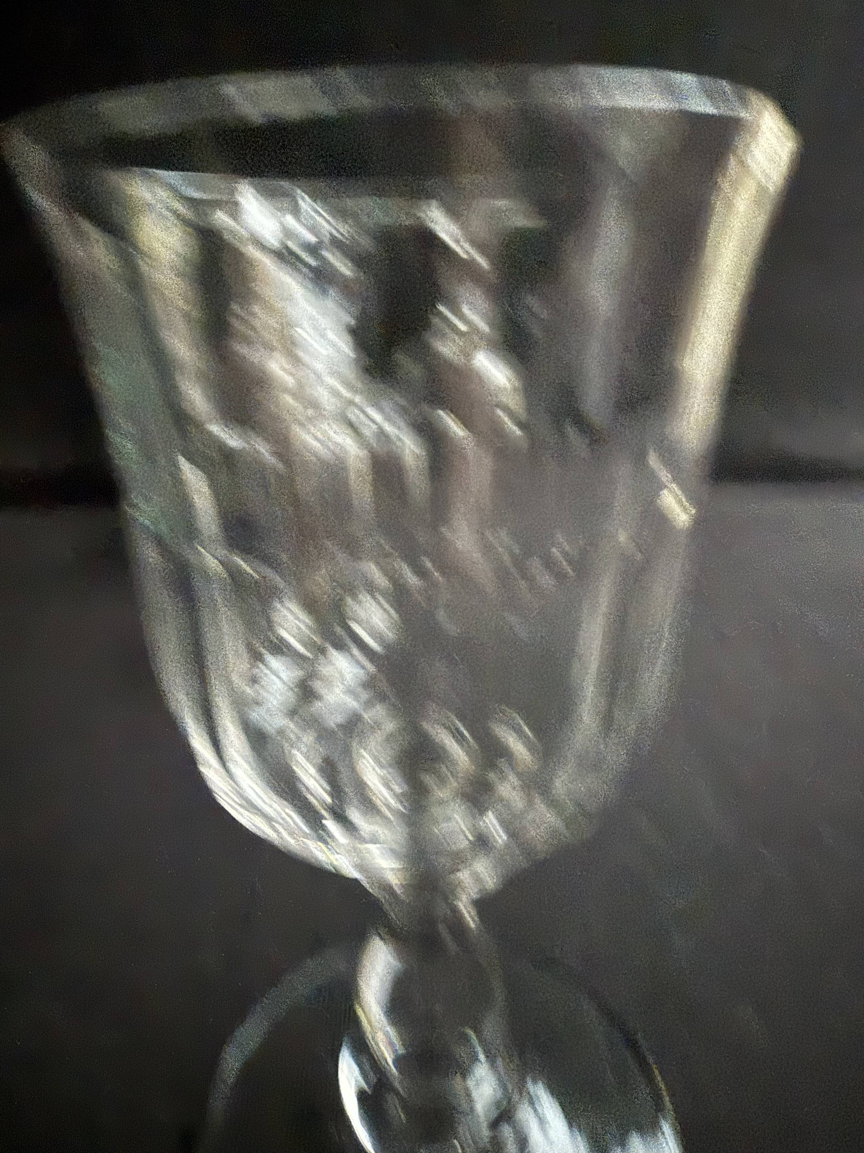 4 Baccarat glasses Chaulnes service - 19th century