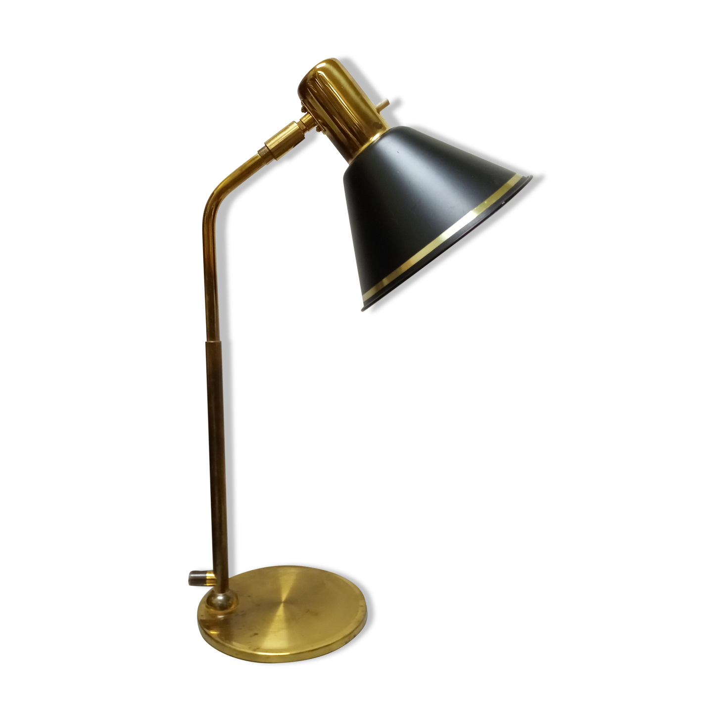 Lampe de table suédoise d’öia en laiton