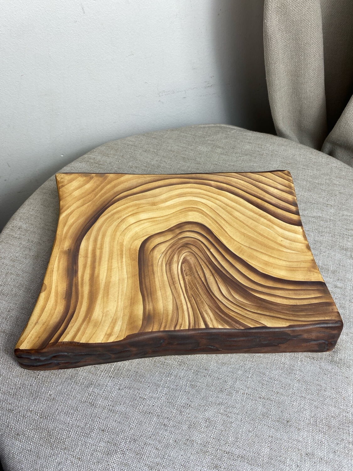 Ceramic dish, Grandjean, Vallauris