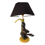 Pair of ceramic lamp Goats