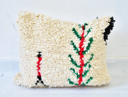 Colorful Moroccan carpet pillow 47x37cm