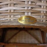 Rattan armchair modern design