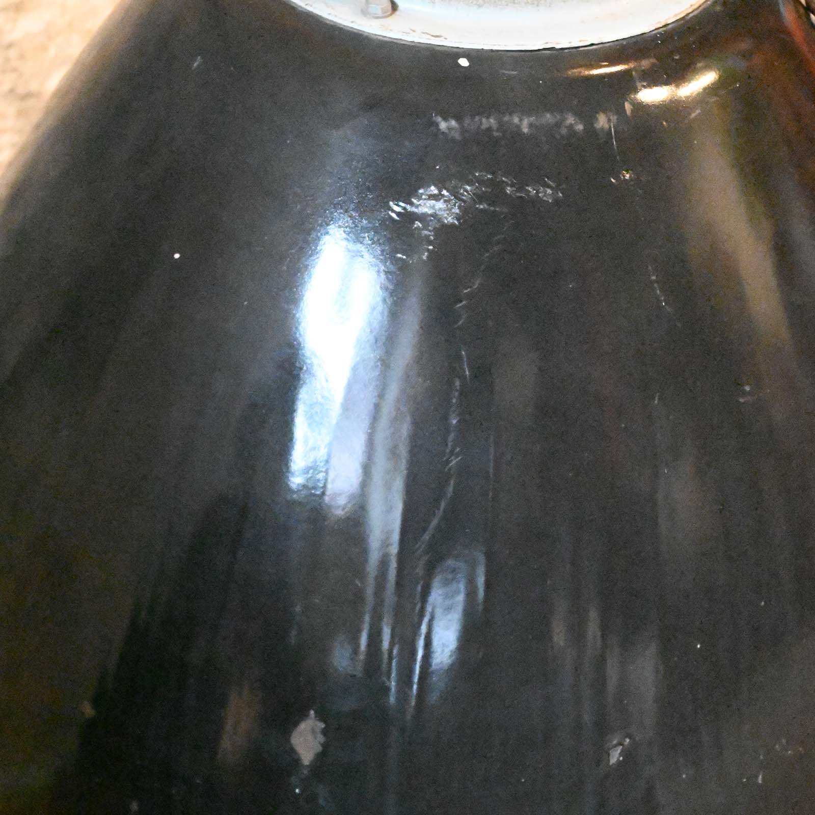 Old industrial bowl hanging