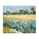 Tableau HST Travail de copiste Van Gogh "Champs de blés aux Iris"