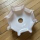Vintage opaline pink glass lampshade from Czechoslovakia 250913