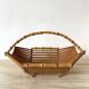 50s bamboo fruit basket