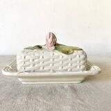 Slush butter dish, water lily
