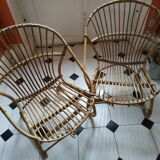 Rattan armchair
