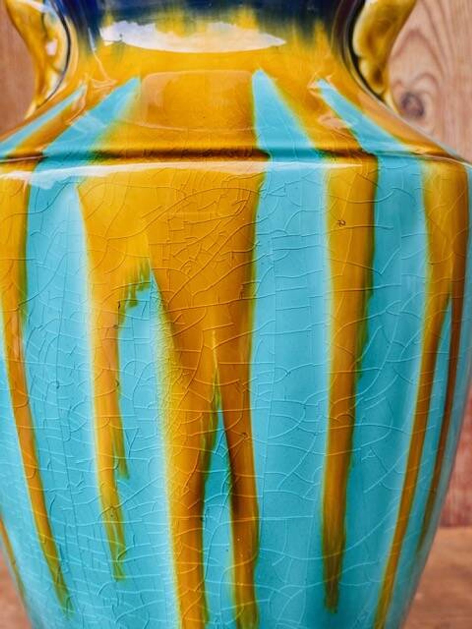 Grand vase Art deco Orchies 1930
